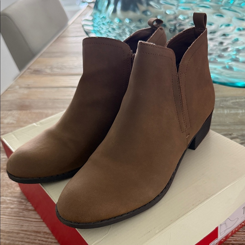 Brown Ankle Boots Sun and Stone